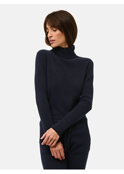 Just Cashmere Kaszmirowy golf "Lanais" w kolorze granatowym ze sklepu Limango Polska w kategorii Swetry damskie - zdjęcie 189401079