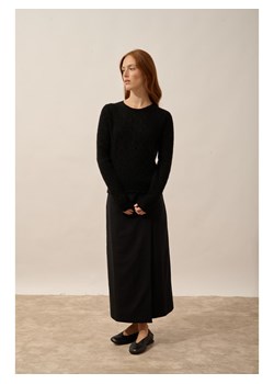 Just Cashmere Kaszmirowy sweter "Nadia" w kolorze czarnym ze sklepu Limango Polska w kategorii Swetry damskie - zdjęcie 189401176