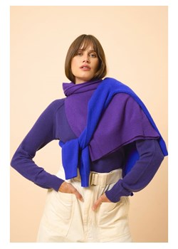 Just Cashmere Kaszmirowy sweter "Phoebe" w kolorze fioletowym ze sklepu Limango Polska w kategorii Swetry damskie - zdjęcie 189401225