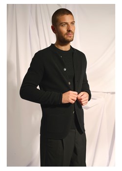 Just Cashmere Kaszmirowy kardigan "Anna" w kolorze czarnym ze sklepu Limango Polska w kategorii Swetry męskie - zdjęcie 189401367