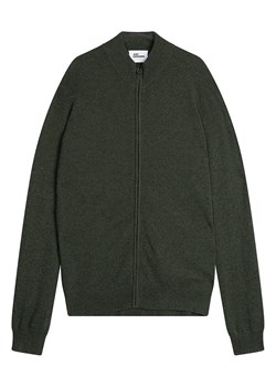 Just Cashmere Kaszmirowy kardigan "Lilou" w kolorze ciemnozielonym ze sklepu Limango Polska w kategorii Swetry męskie - zdjęcie 189401505