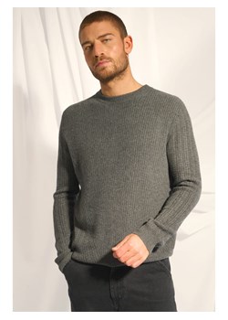 Just Cashmere Kaszmirowy sweter w kolorze antracytowym ze sklepu Limango Polska w kategorii Swetry męskie - zdjęcie 189401538