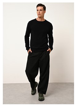 Just Cashmere Kaszmirowy sweter "Noe" w kolorze czarnym ze sklepu Limango Polska w kategorii Swetry męskie - zdjęcie 189401578