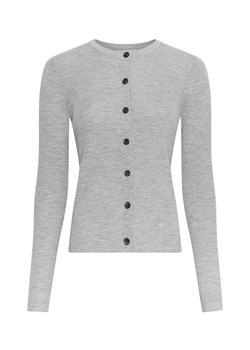 MOSS COPENHAGEN Wełniany kardigan w kolorze szarym ze sklepu Limango Polska w kategorii Swetry damskie - zdjęcie 189401869