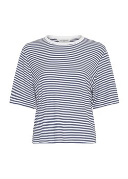 MOSS COPENHAGEN Koszulka "Jana" w kolorze granatowo-kremowym ze sklepu Limango Polska w kategorii Bluzki damskie - zdjęcie 189402078