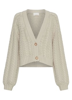 MOSS COPENHAGEN Kardigan "Keisha" w kolorze kremowym ze sklepu Limango Polska w kategorii Swetry damskie - zdjęcie 189402176