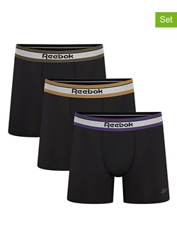 Reebok Bokserki (3 pary) "Anselm" w kolorze czarnym ze sklepu Limango Polska w kategorii Majtki męskie - zdjęcie 189403769