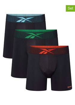 Reebok Bokserki (3 pary) "Usher" w kolorze czarnym ze sklepu Limango Polska w kategorii Majtki męskie - zdjęcie 189403878