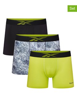 Reebok Bokserki (3 pary) "Mowatt" w kolorze czarno-limonkowo-niebieskim ze sklepu Limango Polska w kategorii Majtki męskie - zdjęcie 189403898