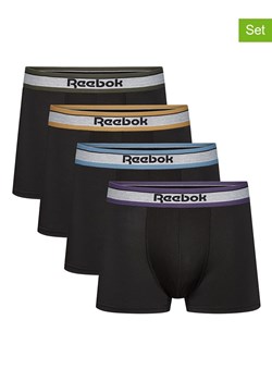 Reebok Bokserki (4 pary) w kolorze czarnym ze sklepu Limango Polska w kategorii Majtki męskie - zdjęcie 189403928
