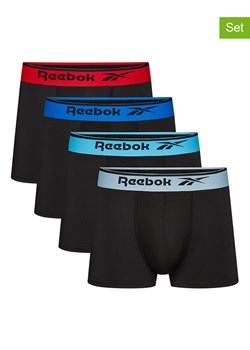 Reebok Bokserki (4 pary) w kolorze czarnym ze sklepu Limango Polska w kategorii Majtki męskie - zdjęcie 189403938