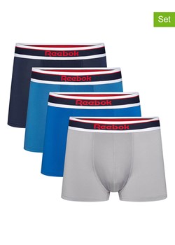 Reebok Bokserki (4 pary) w kolorze granatowo-szaro-niebieskim ze sklepu Limango Polska w kategorii Majtki męskie - zdjęcie 189403968