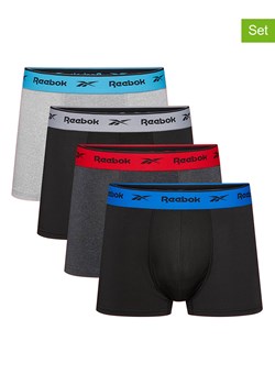 Reebok Bokserki (4 pary) w kolorze czarno-szaro-antracytowym ze sklepu Limango Polska w kategorii Majtki męskie - zdjęcie 189403978