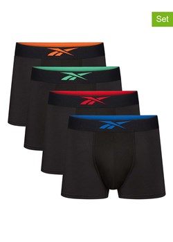 Reebok Bokserki (4 pary) w kolorze czarnym ze sklepu Limango Polska w kategorii Majtki męskie - zdjęcie 189403988