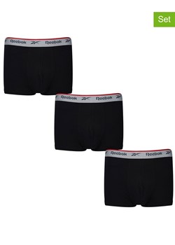 Reebok Bokserki (3 pary) "Ovett" w kolorze czarnym ze sklepu Limango Polska w kategorii Majtki męskie - zdjęcie 189404056