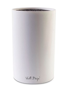 Vialli Design Stojak w kolorze białym na noże - wys. 18 x Ø 11 cm ze sklepu Limango Polska w kategorii Noże kuchenne - zdjęcie 189404975