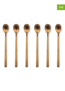 Vialli Design Łyżeczki koktajlowe (6 szt.) w kolorze złotym ze sklepu Limango Polska w kategorii Sztućce - zdjęcie 189405146