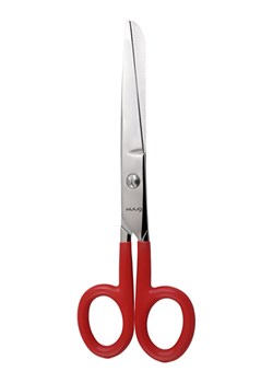 Vialli Design Nożyczki kuchenne w kolorze srebrno-czerwonym - wys. 18 cm ze sklepu Limango Polska w kategorii Akcesoria kuchenne - zdjęcie 189405169