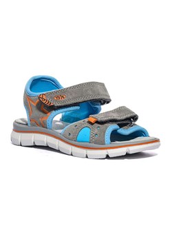 Primigi Skórzane sandały w kolorze szaro-niebieskim ze sklepu Limango Polska w kategorii Sandały dziecięce - zdjęcie 189405418