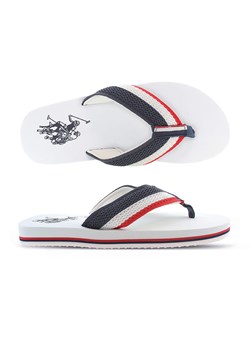 U.S. Polo Assn. Japonki w kolorze białym ze wzorem ze sklepu Limango Polska w kategorii Klapki męskie - zdjęcie 189406317