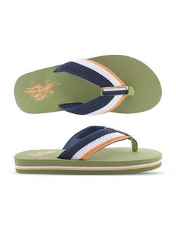 U.S. Polo Assn. Japonki w kolorze khaki ze wzorem ze sklepu Limango Polska w kategorii Klapki męskie - zdjęcie 189406318