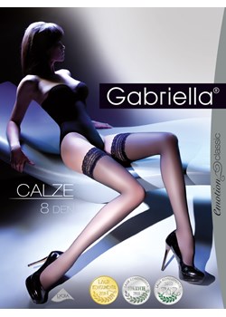 Pończochy samonośne Calze 8 den ze sklepu GABRIELLA w kategorii Pończochy - zdjęcie 34562249