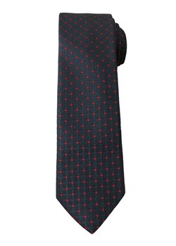 Stylowy Krawat Męski w Drobne Kwadraciki - 6 cm - Angelo di Monti, Granatowy KRADM1264 ze sklepu JegoSzafa.pl w kategorii Krawaty - zdjęcie 37285099