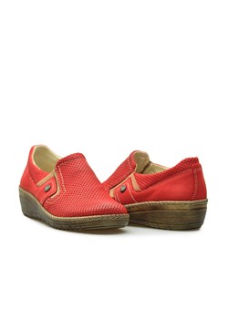 Półbuty Helios 329 Czerwone lico ze sklepu Arturo-obuwie w kategorii Półbuty damskie - zdjęcie 39718819