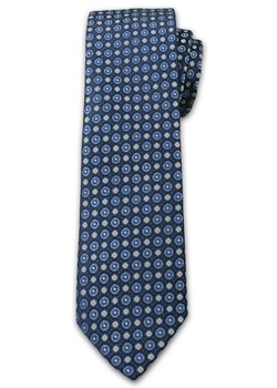 Wzorzasty Krawat Męski w Kółeczka - 6,7cm - Chattier - Kolorowy KRCH0998 ze sklepu JegoSzafa.pl w kategorii Krawaty - zdjęcie 41781237