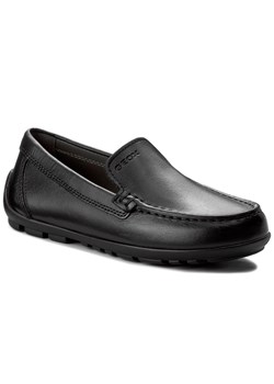 Mokasyny GEOX - J New Fast B. B J746CB 00043 C9999 S Black ze sklepu eobuwie.pl w kategorii Mokasyny dziecięce - zdjęcie 42125415