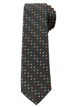 Krawat Męski, Beżowo-Brązowe Romby - 6 cm - Angelo di Monti, Kolorowy KRADM1373 ze sklepu JegoSzafa.pl w kategorii Krawaty - zdjęcie 42410217