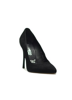 Czółenka Arka BI5043/0026+0433 Czarne/czarne zamsz ze sklepu Arturo-obuwie w kategorii Czółenka - zdjęcie 47038075