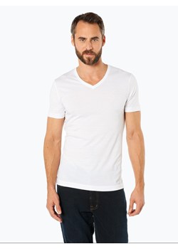 Ragman T-shirty pakowane po 2 szt. Mężczyźni Bawełna biały jednolity ze sklepu vangraaf w kategorii T-shirty męskie - zdjęcie 47687895