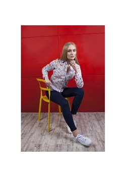 KOSZULA ROZPINANA W BIAŁO CZARNY NADRUK Top Secret fioletowy KOSZULA ROZPINANA W BIAŁO CZARNY NADRUK Top Secret fioletowy