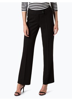 TONI Spodnie  Kobiety Sztuczne włókno czarny jednolity ze sklepu vangraaf w kategorii Spodnie damskie - zdjęcie 51513445