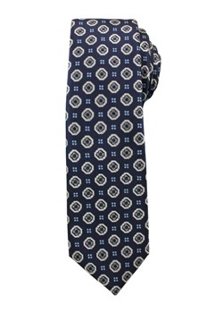 Modny i Elegancki Krawat Alties - Granat w Duże Grochy KRALTS0154 ze sklepu JegoSzafa.pl w kategorii Krawaty - zdjęcie 52172378