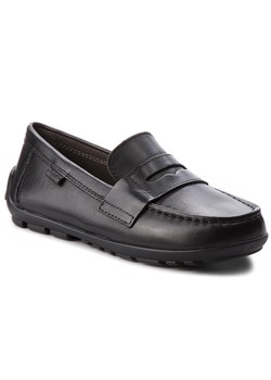 Mokasyny Geox - J New Fast B. A J746CA 00043 C9999 S Black ze sklepu eobuwie.pl w kategorii Mokasyny dziecięce - zdjęcie 54534487