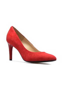 Czółenka Sala 4063/28 Czerwone zamsz ze sklepu Arturo-obuwie w kategorii Czółenka - zdjęcie 54644646