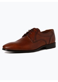 Lloyd Męskie buty sznurowane ze skóry Mężczyźni skóra koniakowy jednolity - id: 394814-0003-00070 - marki Lloyd - 56559577 Lloyd Męskie buty sznurowane ze skóry Mężczyźni skóra koniakowy jednolity ze sklepu vangraaf w kategorii Buty eleganckie męskie - zdjęcie 56559577