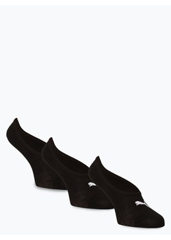 Puma Stopki pakowane po 3 szt. Kobiety Bawełna czarny jednolity ze sklepu vangraaf w kategorii Skarpetki damskie - zdjęcie 56559627