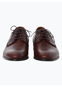 Lloyd Męskie buty sznurowane ze skóry Mężczyźni skóra czekoladowy jednolity ze sklepu vangraaf w kategorii Buty eleganckie męskie - zdjęcie 57276279