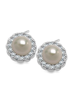 Kolczyki srebrne z perłami ze sklepu YES.pl w kategorii Kolczyki - zdjęcie 57362757