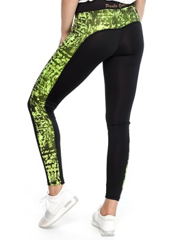 Dopasowane legginsy z ozdobną wstawką ze sklepu Cudmoda w kategorii Spodnie damskie - zdjęcie 57627706