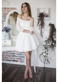 Koronkowa sukienka koktajlowa mini ze sklepu fokus.pl w kategorii Sukienki - zdjęcie 57695077