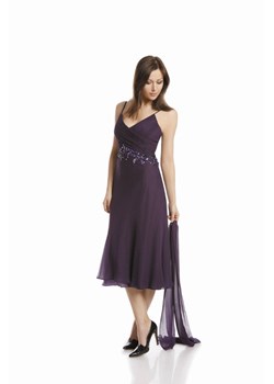 Suknia FSU724 ŚLIWKOWY CIEMNY ze sklepu fokus.pl w kategorii Sukienki - zdjęcie 57695728