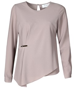 Bluzka FBZ426 BEŻOWY ze sklepu fokus.pl w kategorii Swetry damskie - zdjęcie 58067626