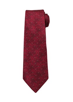 Ciemnoczerwony Elegancki Krawat -Angelo di Monti- 7 cm, Męski, Bordowy Melanż, w Szare Gwiazdki KRADM1428 ze sklepu JegoSzafa.pl w kategorii Krawaty - zdjęcie 58910289