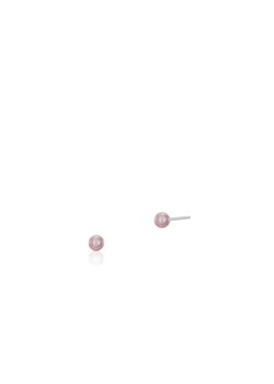 Kolczyki z ciemnoróżowymi perłami STW/KP010 ze sklepu W.KRUK w kategorii Kolczyki - zdjęcie 58976986