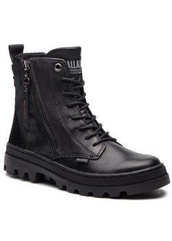 Workery damskie Palladium casual z tworzywa sztucznego bez wzorów sznurowane 