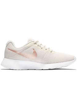 Buty sportowe damskie Nike tanjun beżowe płaskie gładkie 